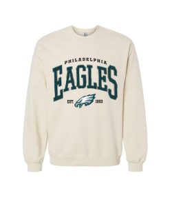 PHILADELPHIA Eagles Vintage Sweatshirt | Crew Neck | Eagles Football Sweatshirt | NFL Football Sweatshirt