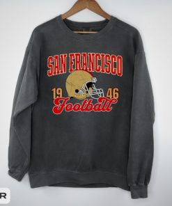 Vintage Style San Francisco Football Sweatshirt, San Francisco Football Comfort Colors Sweater, San Francisco Crewneck