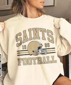 Saints Football Shirt, Shirt Retro Style 90s Vintage Unisex shirt, Graphic Tee Gift For Football Fan Sport