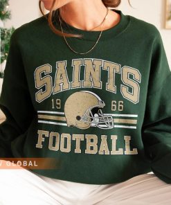 Saints Football Shirt, Shirt Retro Style 90s Vintage Unisex shirt, Graphic Tee Gift For Football Fan Sport