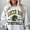 Green Bay Football Shirt, Shirt Retro Style 90s Vintage Unisex shirt, Graphic Tee Gift For Football Fan Sport