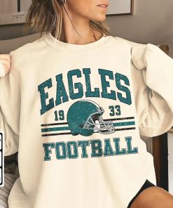 Eagles Football Shirt, Shirt Retro Style 90s Vintage Unisex shirt, Graphic Tee Gift For Football Fan Sport