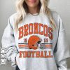 Broncos Football Shirt, Shirt Retro Style 90s Vintage Unisex shirt, Graphic Tee Gift For Football Fan Sport