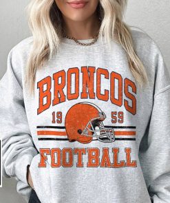 Broncos Football Shirt, Shirt Retro Style 90s Vintage Unisex shirt, Graphic Tee Gift For Football Fan Sport