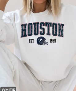 Vintage Style Houston Football Comfort Colors Crewneck Sweatshirt,Houston Football Sweatshirt