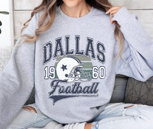 Dallas Football Sweatshirt, Dallas Football Crewneck, Dallas Shirt, Game Day Sweater