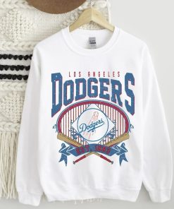 Vintage 90s Los Angeles Baseball Sweatshirt  T-shirt, Los Angeles Baseball Shirt, Vintage Baseball Fan Shirt