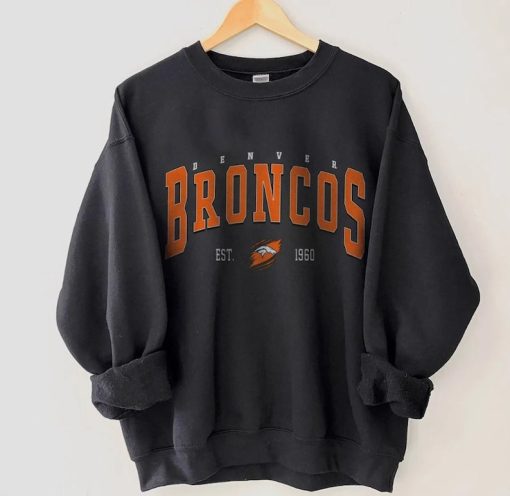 Vintage Denver Football Shirt Football shirts, Denver sweatshirts, football crewnecks, and football fan gifts