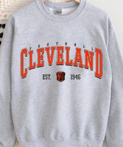 Vintage Cleveland Browns Shirt, Vintage NFL Cleveland Browns Football Shirt