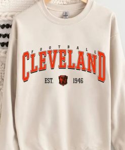 Vintage Cleveland Browns Shirt, Vintage NFL Cleveland Browns Football Shirt