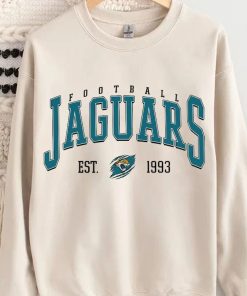 Jacksonville Football Shirt, Vintage Style Jacksonville Football Crewneck, Football Sweatshirt, Jaguars Sweatshirt