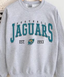 Jacksonville Football Shirt, Vintage Style Jacksonville Football Crewneck, Football Sweatshirt, Jaguars Sweatshirt