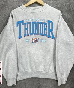 Vintage Oklahoma Thunde Shirt, T-Shirt, Thunder Sweater, Thunder T-Shirt, Vintage Basketball Fan, Retro Oklahoma City