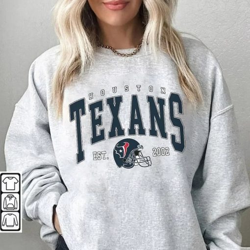 Vintage Houston Football Shirt, Houston Crewneck, Retro Houston Sweatshirt, Houston Varsity Sweatshirt, Texas Football