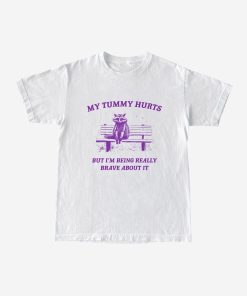 My Tummy Hurts, Raccoon T Shirt, Weird T Shirt, Meme T Shirt, Trash Panda T Shirt, Unisex