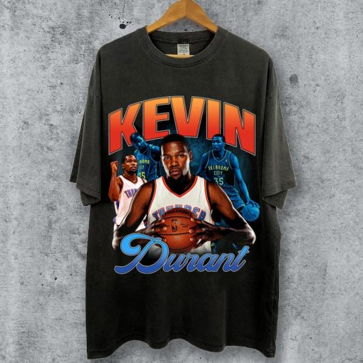 Vintage 90s Graphic Style Kevin Durant T-Shirt, Kevin Durant Shirt, Vintage Oversized Sport Tee