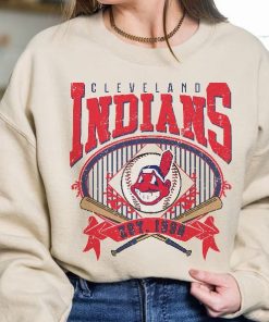 Cleveland Baseball Sweatshirt | Vintage Style Cleveland Baseball Crewneck Sweatshirt | Cleveland EST 1894 Sweatshirt