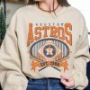 Houston Baseball Sweatshirt | Vintage Style Houston Baseball Crewneck Sweatshirt | Houston EST 1962 Sweatshirt