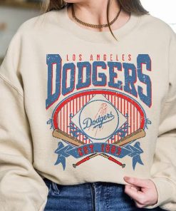 Los Angeles Baseball Sweatshirt | Vintage Style Los Angeles Baseball Crewneck Sweatshirt