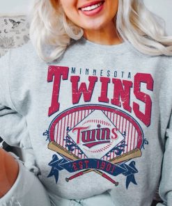 Minnesota Baseball Sweatshirt | Vintage Style Minnesota Baseball Crewneck Sweatshirt | Minnesota EST 1901 Sweatshirt