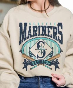 Seattle Baseball Sweatshirt | Vintage Style Seattle Baseball Crewneck Sweatshirt | Seattle EST 1977 Sweatshirt