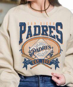 San Diego Baseball Sweatshirt | Vintage Style San Diego Baseball Crewneck Sweatshirt | San Diego EST 1969 Sweatshirt