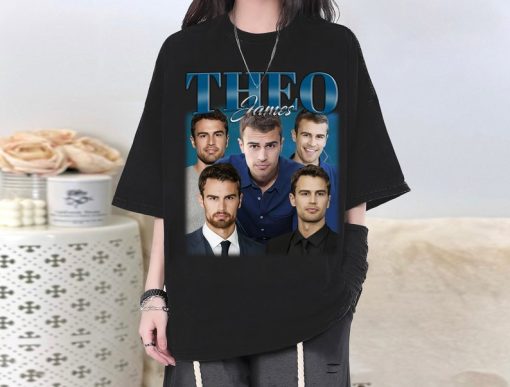 Unisex Theo James T-Shirt, Theo James Shirt, Theo James Tees, Theo James Homage, Vintage Shirt, Classic T-Shirt