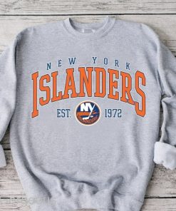 Vintage New York Islanders Hockey Sweatshirt, Vintage Hockey Gift For Fan, Vintage College Hoodie