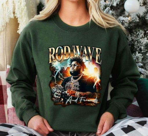 Rod Wave Nostalgia Sweatshirt, Rod Wave Nostalgia 90s Rap Music T-shirt, Beautiful Mind Tour Tee, Rod Wave Shirt