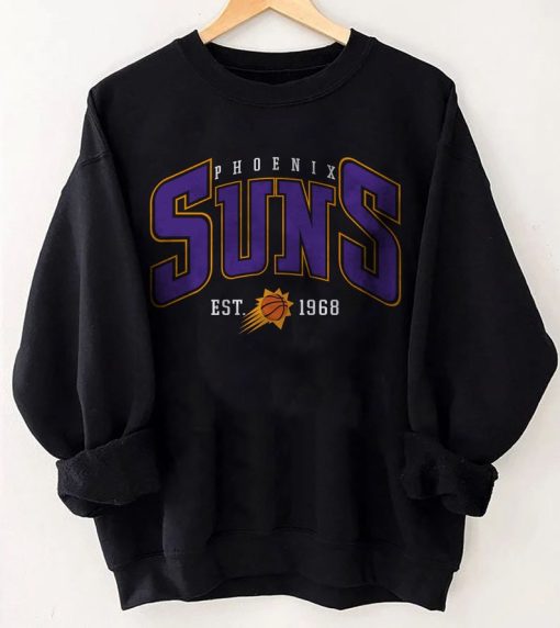 Phoenix Basketball Vintage Shirt, Suns Retro Sweatshirt, Phoenix Basketball Hoodie