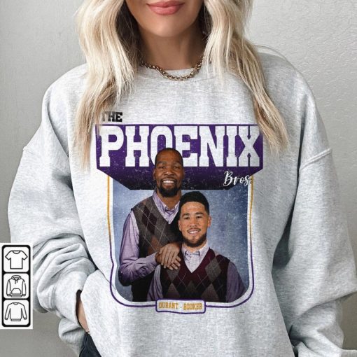 Devin Booker Kevin Durant Phoenix Basketball Shirt, The Suns Bros Funny Unisex Sweatshirt