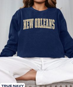 New Orleans Football Vintage Style Sweater, New Orleans Football Sweatshirt, New Orleans Crewneck