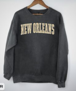 New Orleans Football Vintage Style Sweater, New Orleans Football Sweatshirt, New Orleans Crewneck