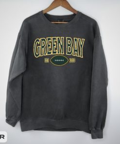 Green Bay Football Vintage Style Comfort Colors Sweatshirt, Green Bay Retro Crewneck Sweatshirt, Green Bay Long Sleeve