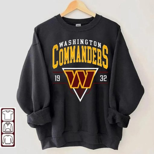 Washington Football shirt, Vintage Style Washington Sshirt, Commander shirt, Washington Fans Gift, Washington Shirt