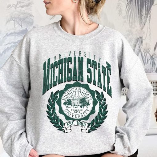 Michigan State University Vintage Shirt, Michigan State University Shirt, College Basketball