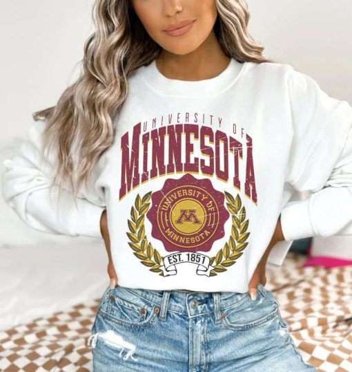 Vintage style University of Minnesota Shirt, Minnesota University Shirt, Minnesota College Shirt