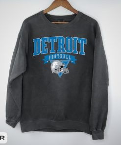 Detroit Football Comfort Colors Vintage Style Sweatshirt, Detroit Football Tee, Detroit Football Shirt, Detroit Sweater