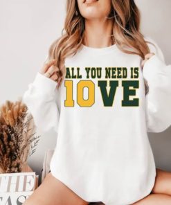 All You Need is Love Packers Shirt, Green Bay Football Sweatshirt