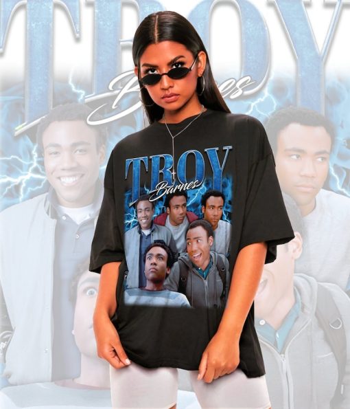 Retro Troy Barnes Shirt -Troy and Abed In The Morning Shirt,The Communnity Tv Series Merch American Sitcom