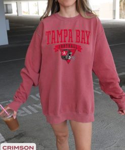 Tampa Bay Football Vintage Style Comfort Colors Sweatshirt,Tampa Bay Football Sweater,Football Shirt