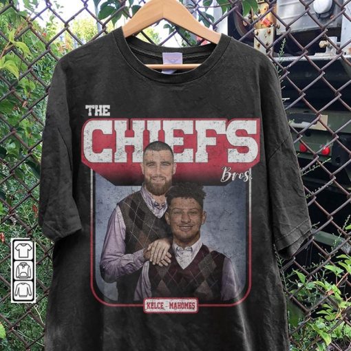 Travis Kelce Patrick Mahomes Kansas city Football Shirt, The Chiefs step Bros Funny Sweatshirt