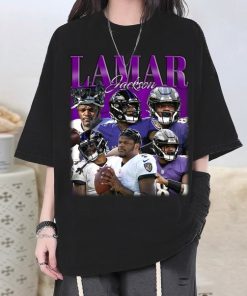 Lamar Jackson T-Shirt, Lamar Jackson Shirt, Lamar Jackson Tees, Lamar Jackson Homage, Famous T-Shirt, Super Star Shirt