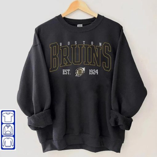 Vintage Boston Bruin Shirt, Bruins Hockey Sweatshirt, Boston Hockey Fan Hoodie, Boston Hockey Unisex tee gift for fan