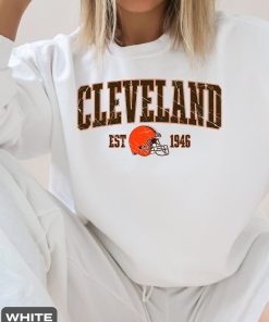 Cleveland Football Vintage Style Comfort Colors Sweatshirt, Cleveland Fan Crewneck Shirt, Cleveland Sports Apparel