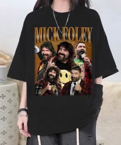 Mick Foley T-Shirt, Mick Foley Shirt, Mick Foley Tees, Mick Foley Homage, Character Shirt, Casual T-Shirt, College Shirt