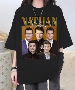 Nathan Fillion T-Shirt, Nathan Fillion Shirt, Nathan Fillion Tees, Nathan Fillion Homage, Retro T-Shirt, Unisex Shirt