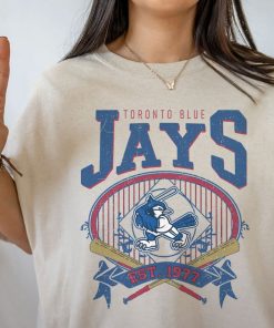 Vintage 90s Toronto baseball Unisex T-shirt, Toronto Baseball Crewneck Sweatshirt, Toronto EST 1977 Hoodie