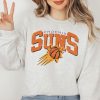 Retro Vintage Phoenix Basketball Crewneck T Shirt, 90s Phoenix Basketball Sweatshirt, Phoenix sun 90s Hoodie