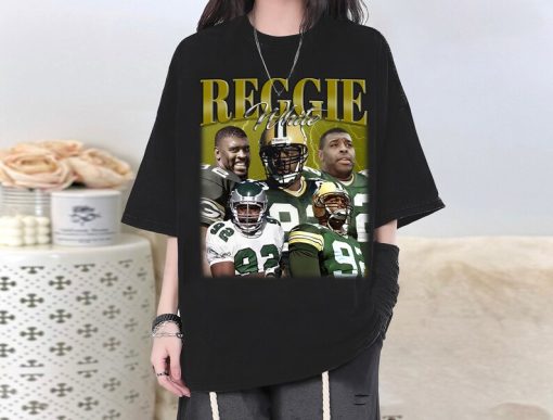 Vintage Reggie White T-Shirt, Reggie White Shirt, Reggie White Tees, Reggie White Homage, Trendy T-Shirt